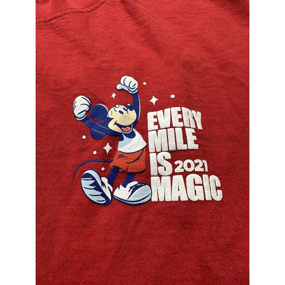 Disney Run Disney Spirit Jersey 2021 Adult Size XL Red Every Mile Is Magic - Picture 4 of 16